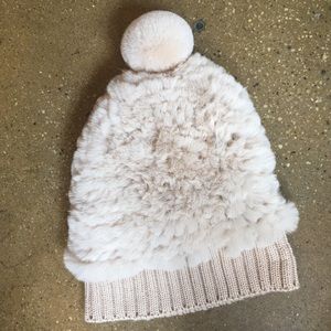 Faux Fur Pom Pom Hat